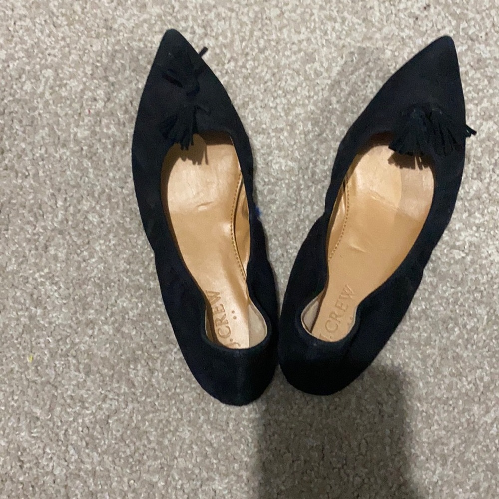 J crew tassel flats